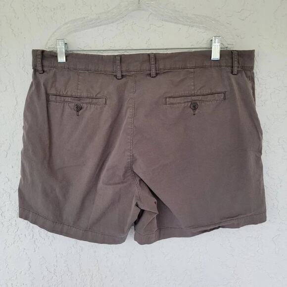 Goodthreads Chino Shorts Mens Size 38W Light Brown Slim Fit Flat Front - Picture 4 of 8
